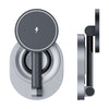 W14 15W 2 In 1 Foldable Magnetic Wireless Charger Stand for iPhone 12-15 Series/Airpods/Apple Watch Black