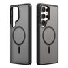 Magnetic Matte Anti-drop TPU+PC+Magnets Case for Samsung Galaxy S25 Ultra Black