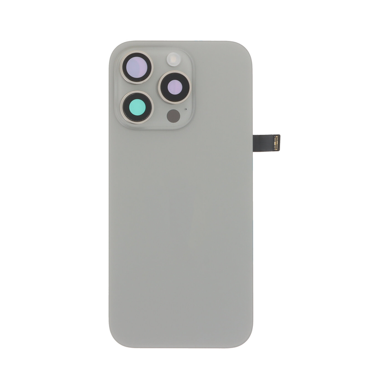 iPhone 16 Pro Back Cover (Natural Titanium) (OEM)