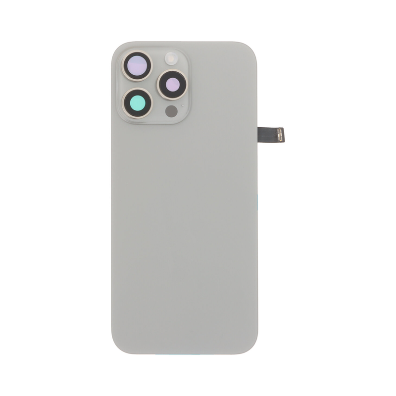 iPhone 16 Pro Max Back Cover (Natural Titanium) (OEM)