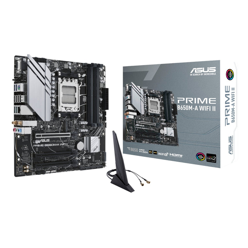 Asus PRIME B650M-A WIFI II M-ATX Gaming Motherboard (New)