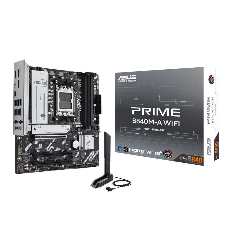 Asus PRIME B840M-A WIFI M-ATX Gaming Motherboard (New)