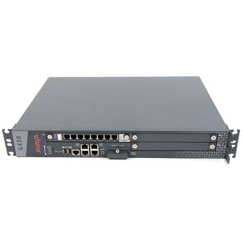 Avaya G430 Media Gateway – 8 Port VoIP Gateway – 7 Media Slots (Refurbished)