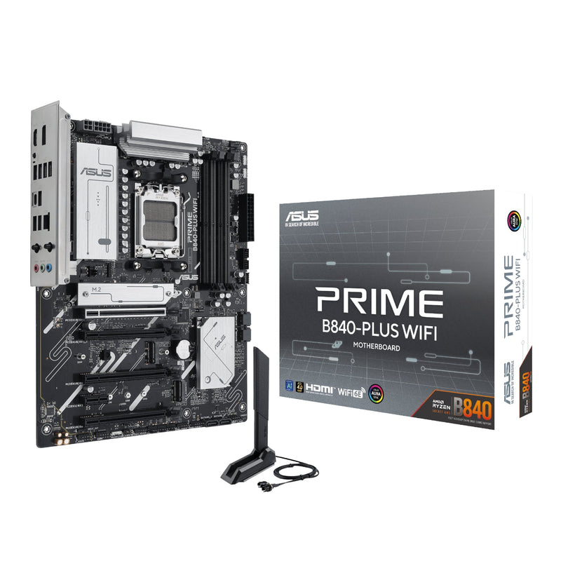 Asus PRIME B840-PLUS WIFI AMD AM5 ATX Gaming Motherboard (New)