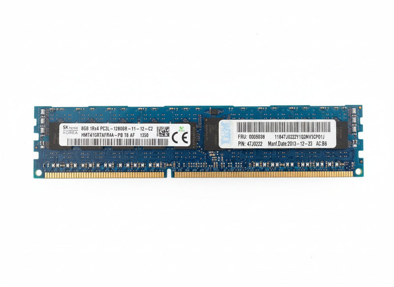 SK hynix 8GB 1Rx4 PC3L-12800R DDR3 ECC Reg Server RAM (Refurbished)