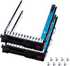 2Pcs 2.5" Sff SAS SATA SSD Hard Drive Carrier Tray Caddy 651687-001 For Proliant Ml350 Dl360P Dl380P Dl160 Gen8 G8 Gen9 G9 With 8 Mounting Screws - Used Caddy (Used)
