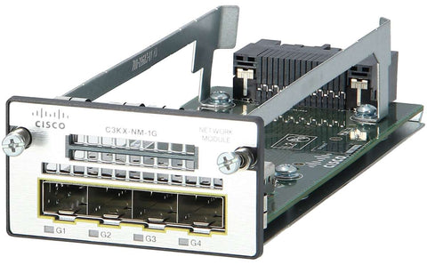 Cisco C3KX-NM-1G 1G Network Module for Catalyst 3K-X Series Switch (Refurbished)