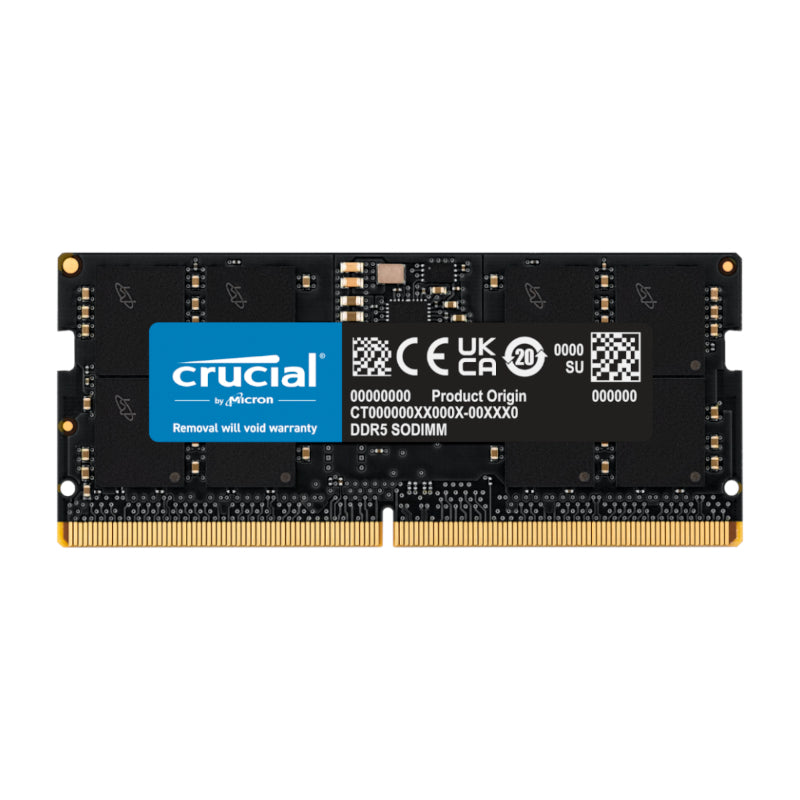 Crucial 16GB 5600MHz DDR5 SODIMM Notebook Memory (New)