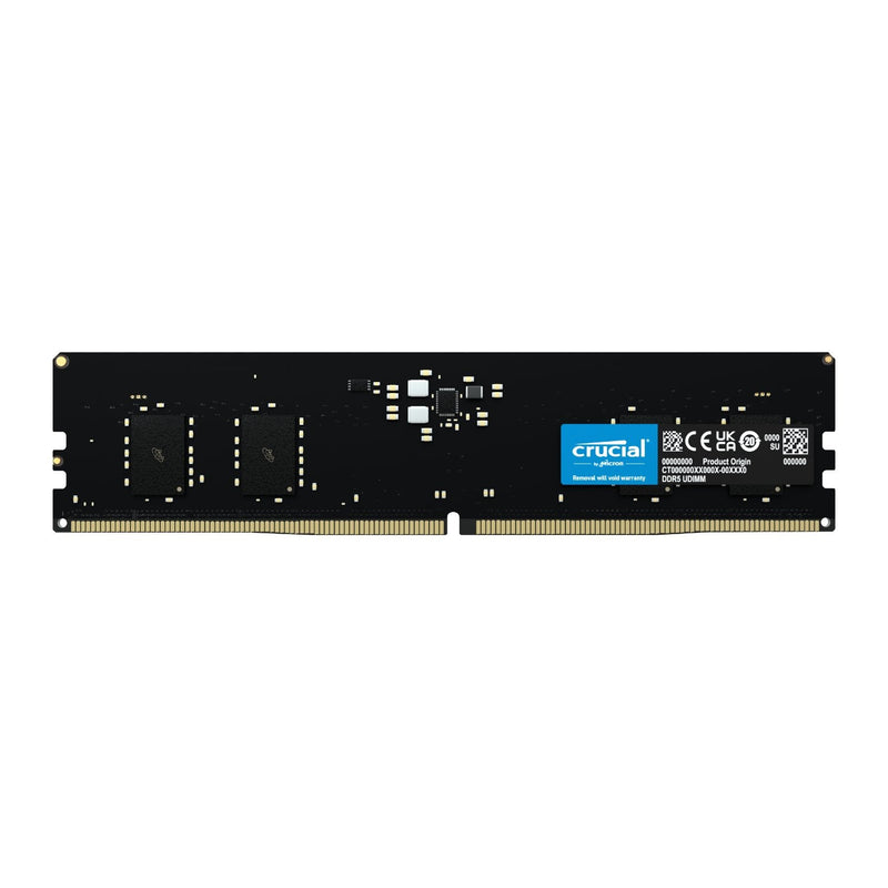 Crucial CT32G56C46U5 32GB DDR5-5600 UDIMM Desktop Memory Module – Demo (New)