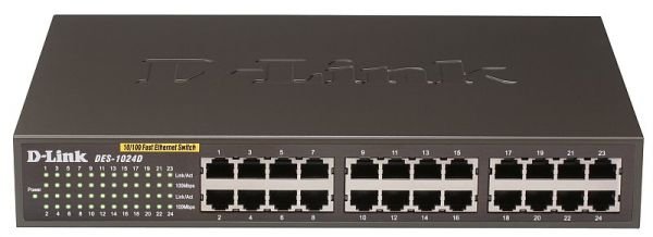 D-Link DES-1024D 10/100 Fast Ethernet Switch (Used)