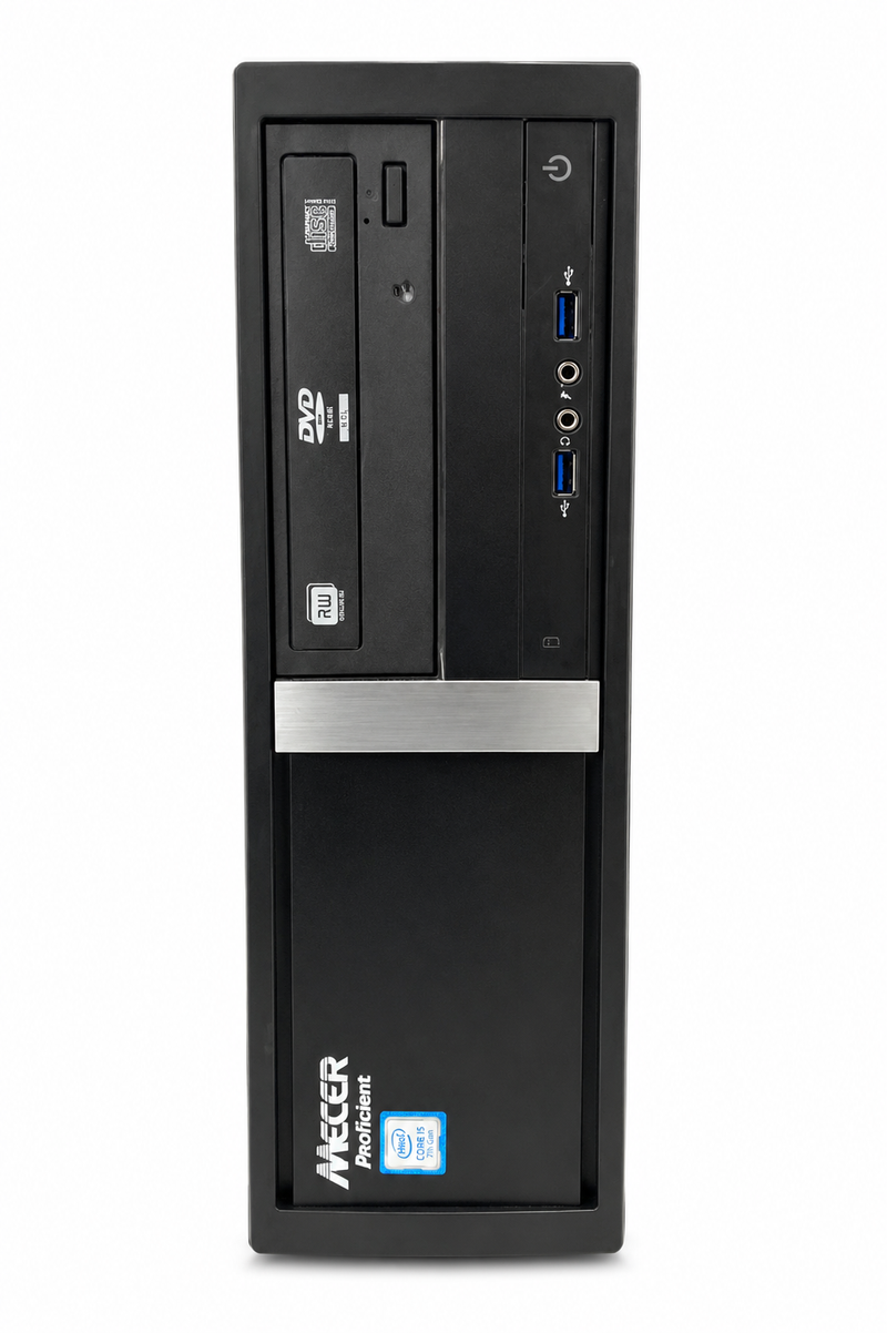 Mecer H110M-ITX DT Office Computer – i5 7400 – 8GB DDR4 – 256GB SATA SSD – Win11 Pro – Pre-Owned Desktop PC (Used)