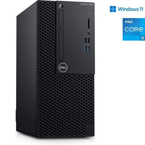 Dell Optiplex 3060 MT Business Computer - I5 8500 - 8GB DDR4 - 256GB SSD - Win11Pro - Used Desktop Pc (Used)