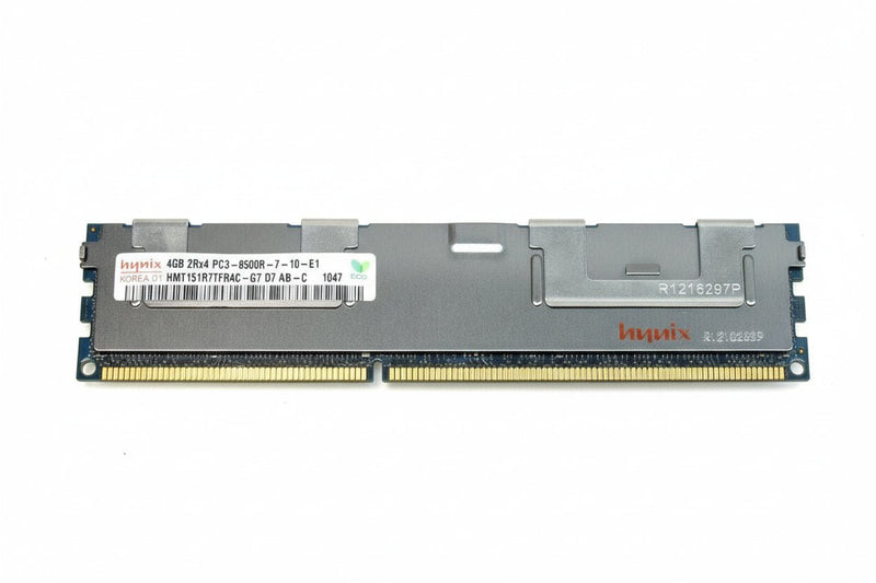 SK Hynix 4GB 2Rx4 PC3-8500R-7-10-E1 DDR3 ECC Server RAM (Refurbished)
