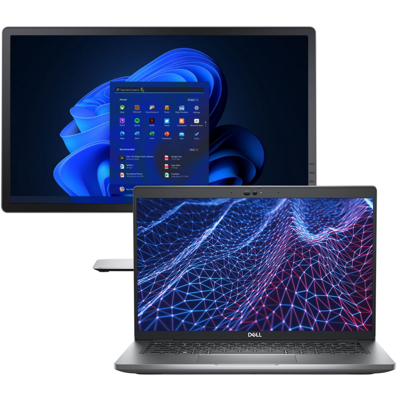 Dell Latitude 5430 Intel i5, 12th Gen Laptop with Win 11 Pro + 20" Monitor