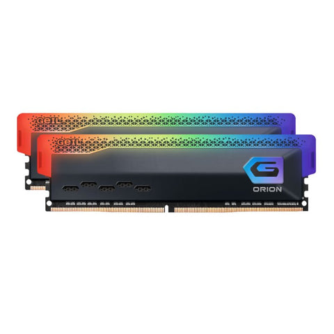 Geil Orion RGB 16GB KIT(2X8GB) 3600MHz DDR4 Desktop Gaming Memory - Grey (New)