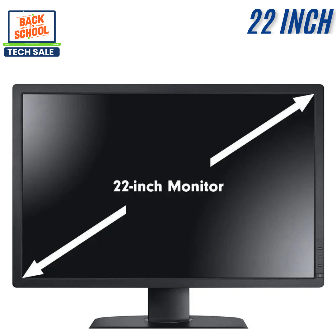22 Inch Wide Lcd Monitor - VGA & HDMI (Refurbished) – Asetos Computers
