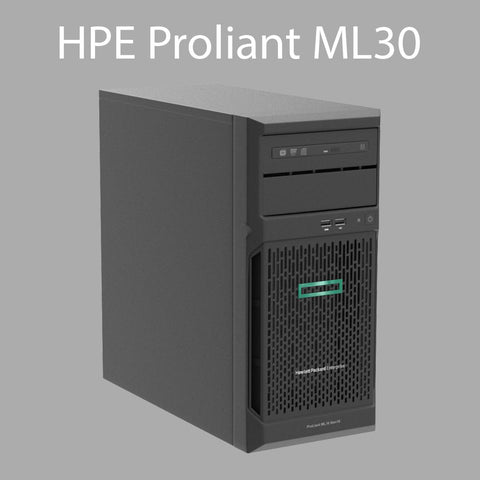 HPE ProLiant ML30 Gen10 Xeon E-2124 3.3 GHz 4-core 8GB Memory, 900GB SAS Drive (Used)