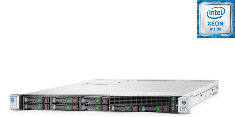 HP ProLiant DL360 Gen9 1U Rackmount Server – 8 SFF – Xeon E5-2620 V3 – 32GB DDR4 – 2 x 300GB SAS –P440AR Raid – Broadcom BCM5719 – 2 x 500 Watts – 6 x Blanks (Refurbished)
