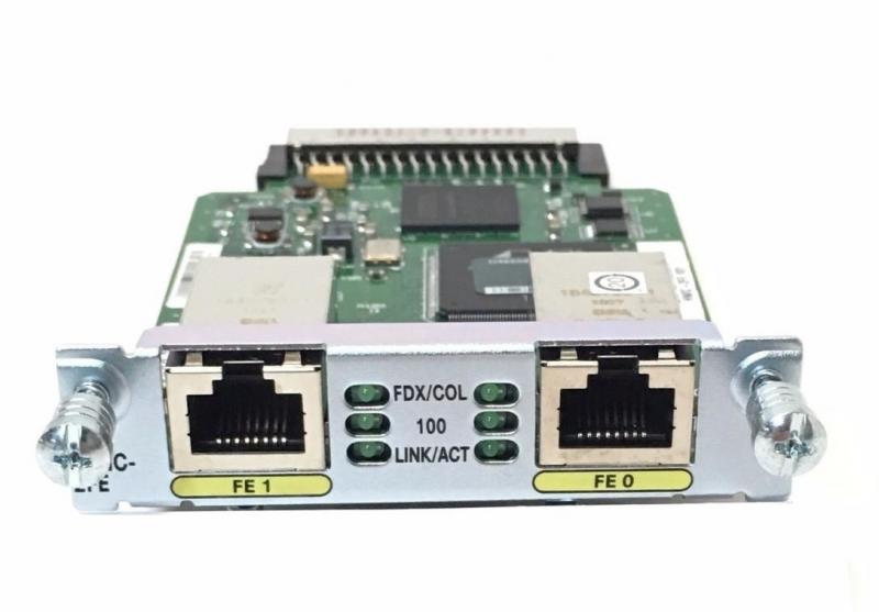 Cisco HWIC-2FE 2 Port Fast Ethernet Expansion Module (New)