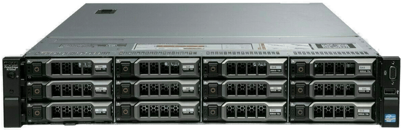Dell PowerEdge R720xd 2U Rackmount Server – 12 LFF – 2 × Xeon E5-2620 – 64GB DDR3 – 10 × 4TB SATA – PERC H310 Mini – Broadcom BCM5720 – 2 × 750W (Refurbished)
