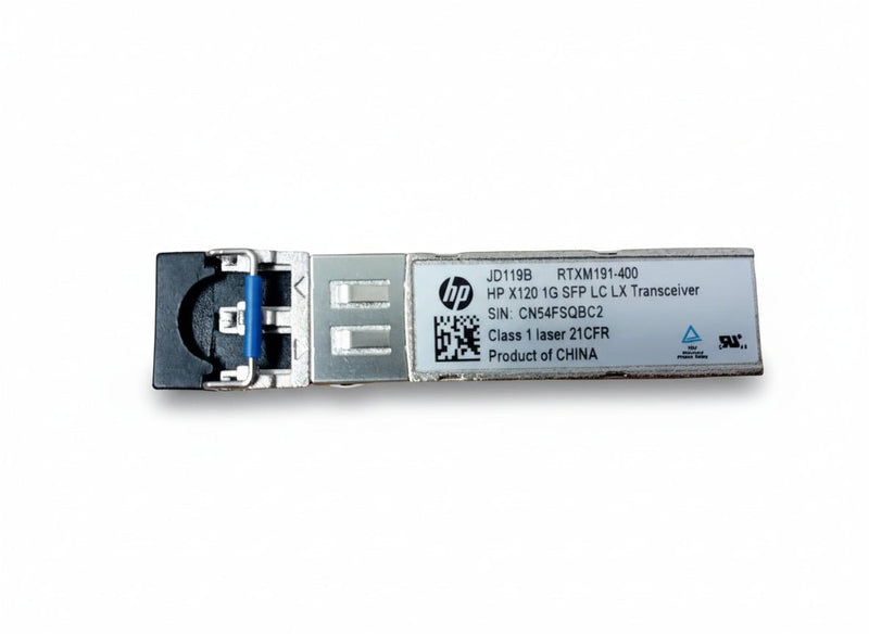 HP JD119B RTXM191-400 X120 1G SFP LC LX Transceiver Module (Refurbished)