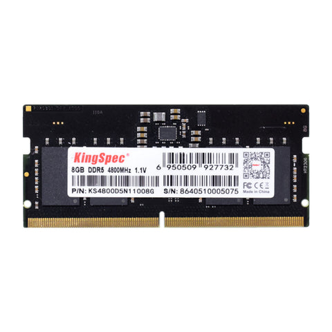 Kingspec 8GB 4800MHz DDR5 SODIMM Notebook Memory (New)