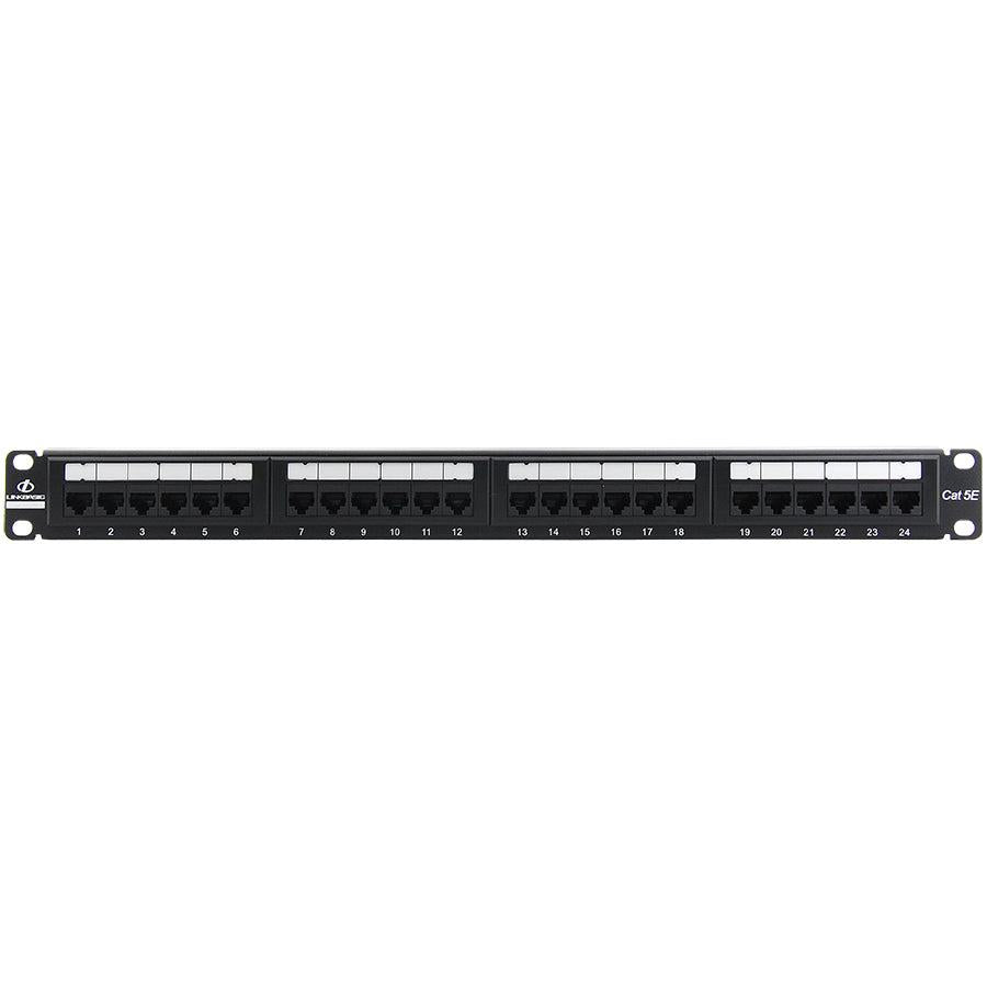 Linkbasic 24 Port Cat5e Rack Mount Patch Panel – Asetos Computers