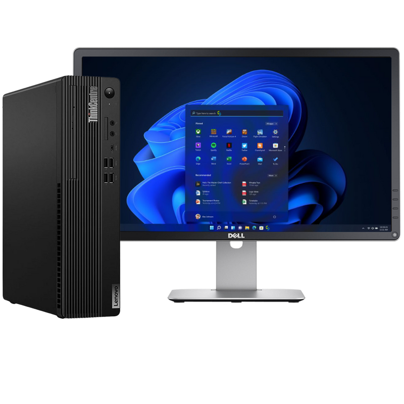 Lenovo ThinkCentre M80s Gen 3 Intel i5, 12th Gen SFF Desktop with 23" Monitor