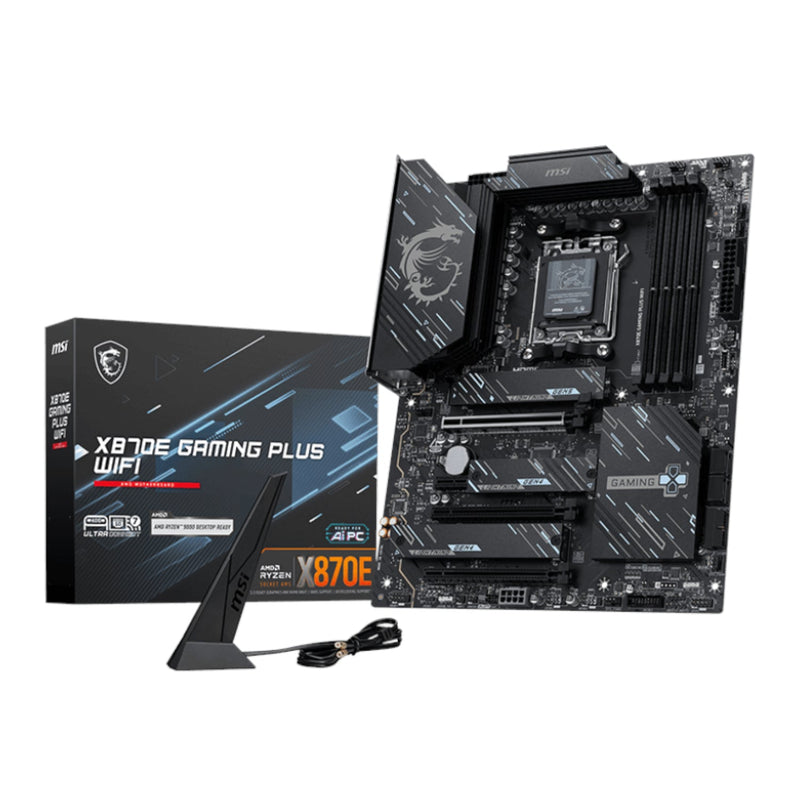 MSI X870E Gaming Plus WIFI AM5 ATX Gaming Motherboard (New)