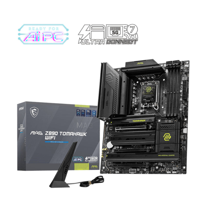MSI MAG Z890 TOMAHAWK WIFI Intel LGA1851 ATX Gaming Motherboard (New)