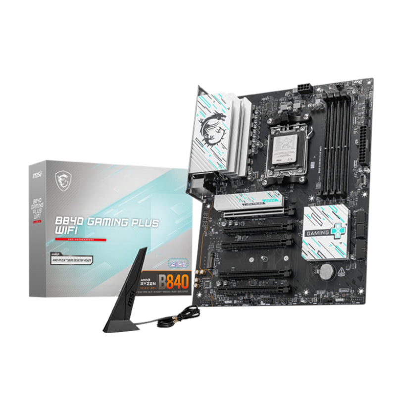 MSI B840 GAMING PLUS WIFI AM5 ATX Gaming Motherboard (New)