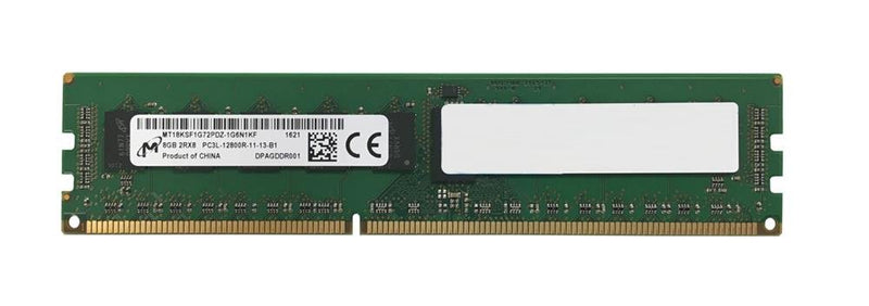 Micron 8GB 2Rx8 PC3L-12800R-11-13-B1 DDR3 ECC Reg Server RAM (Refurbished)