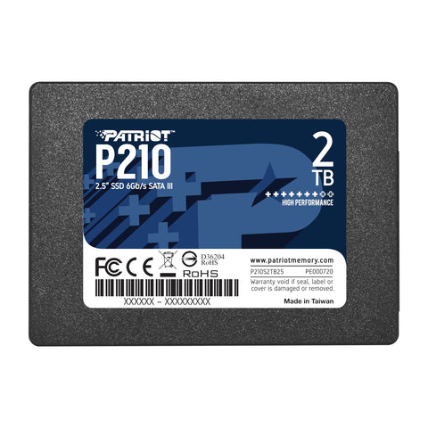 Patriot P210 2TB 2.5 Inch SATAIII SSD (New)