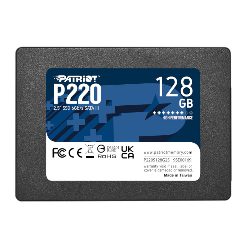 Patriot P220 128GB 2.5" SSD (New)