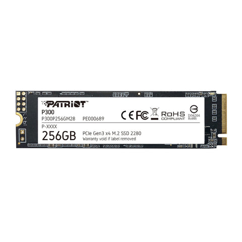 Patriot P300 256GB M.2 PCIe NVMe SSD (New)