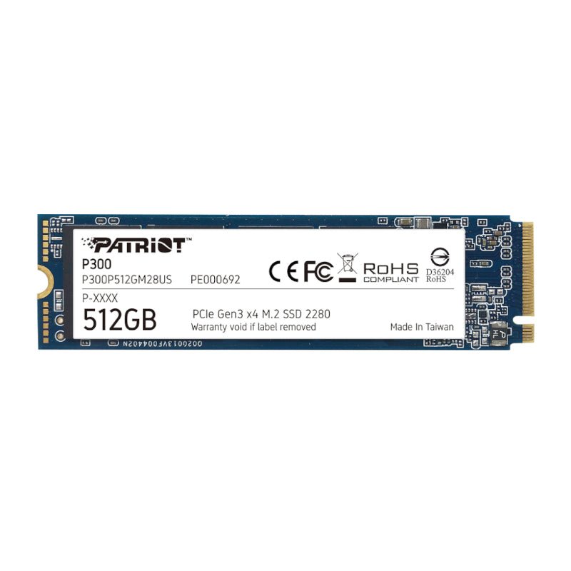 Patriot P300 512GB M.2 PCIe NVMe SSD (New)