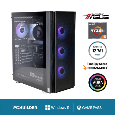 PCBuilder Ryzen 5 8400F OBLIVION Windows 11 Gaming PC (New)