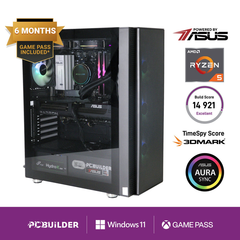 PCBuilder Ryzen 5 7600 SEEKER Windows 11 Gaming PC (New)