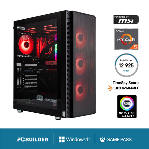 PCBuilder Ryzen 5 7600 SPECIALIST Windows 11 Gaming PC (New)