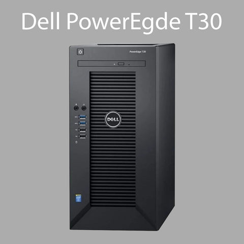 Dell PowerEdge T30, Intel Xeon E3-1225v5 (3.3Ghz), 16GB RAM, 1TB SSD Tower Server (Used or Refurbished)