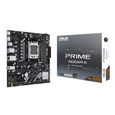 Asus PRIME A620AM-K AM5 M-ATX Motherboard (New)