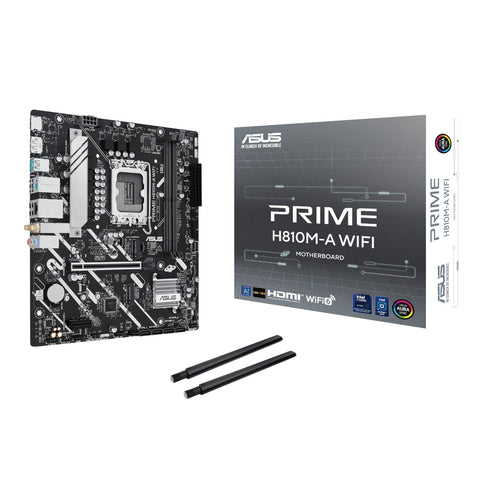 Asus PRIME H810M-A WIFI LGA1851 Micro ATX Motherboard (New)