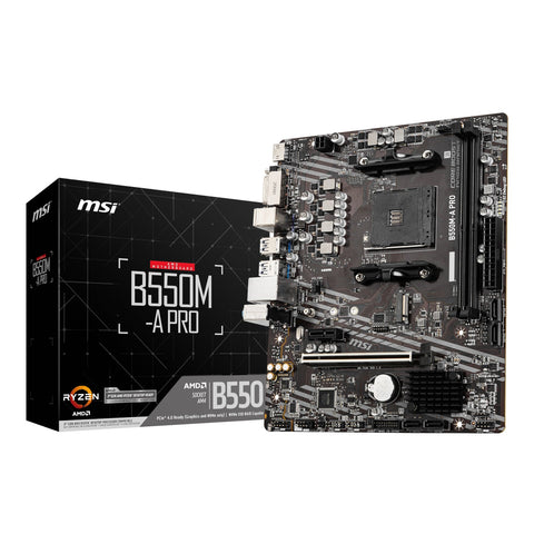 MSI B550M-A Pro AM4 M-ATX Motherboard (New)