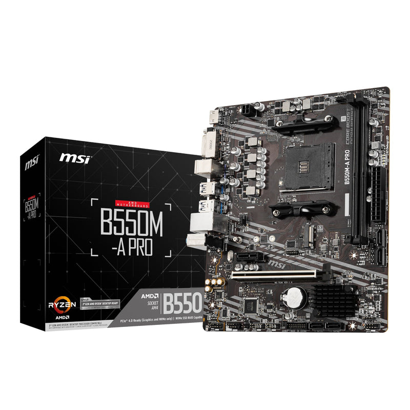 MSI B550M-A Pro AM4 M-ATX Motherboard (New)