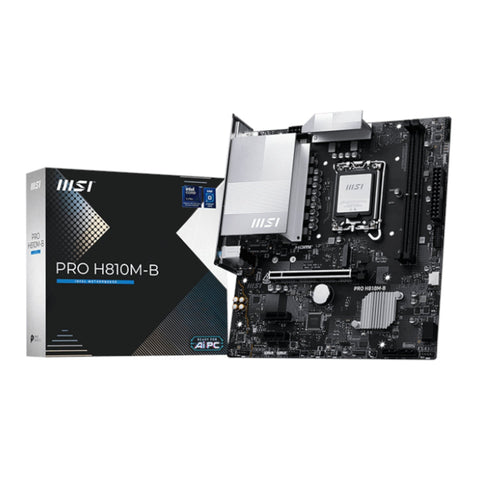 MSI H810M-B PRO LGA1851 M-ATX DDR5 Motherboard (New)
