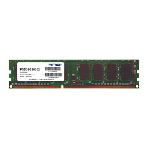 Patriot Signature Line 8GB 1600MHz DDR3 Single Rank Desktop Memory (New)