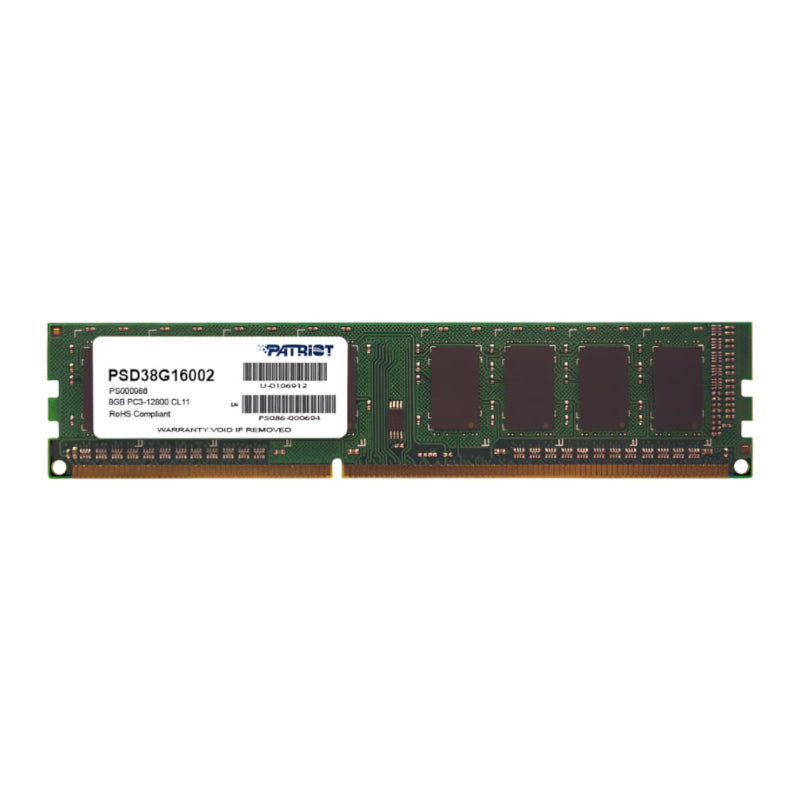 Patriot Signature Line 8GB 1600MHz DDR3 Single Rank Desktop Memory (New)