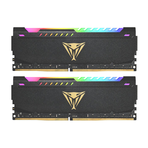 Patriot Vipersteel 32GB KIT (2x16GB) 3600MHz DDR4 Desktop Gaming Memory RGB (New)