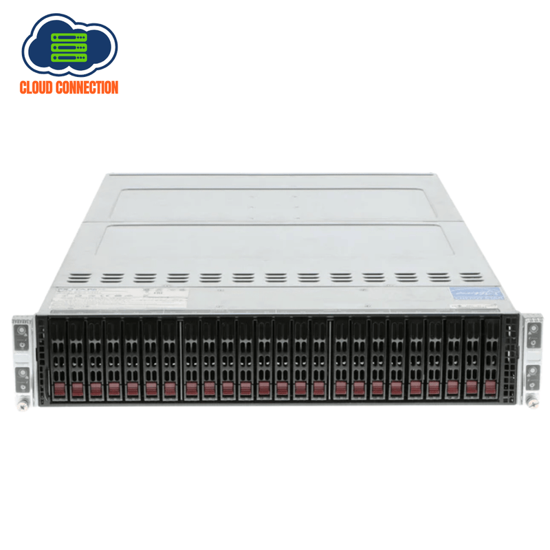 Nutanix NX-T00-4NL3-G5 2U Rackmount Server - 24 SFF - 8 x Xeon E5-2680 V4 - 224GB DDR4 - 4 x 2TB SATA - AOC-53908L - Intel I350 - 2 x 2000W (Refurbished)