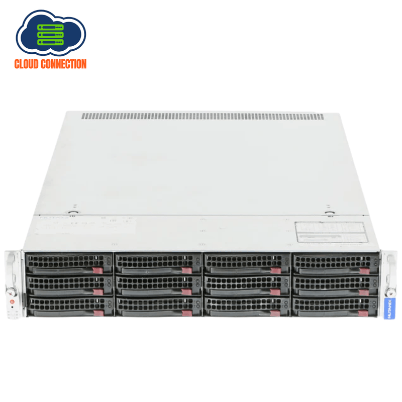 Nutanix NX-T004NL3-G5 2U Rackmount Server - 12 LFF - 2 x Xeon E5-2680 V4 - 64GB DDR4 - 7 x 4TB SATA - AOC-S3908L - Intel I350 - 2 x 2000W (Refurbished)